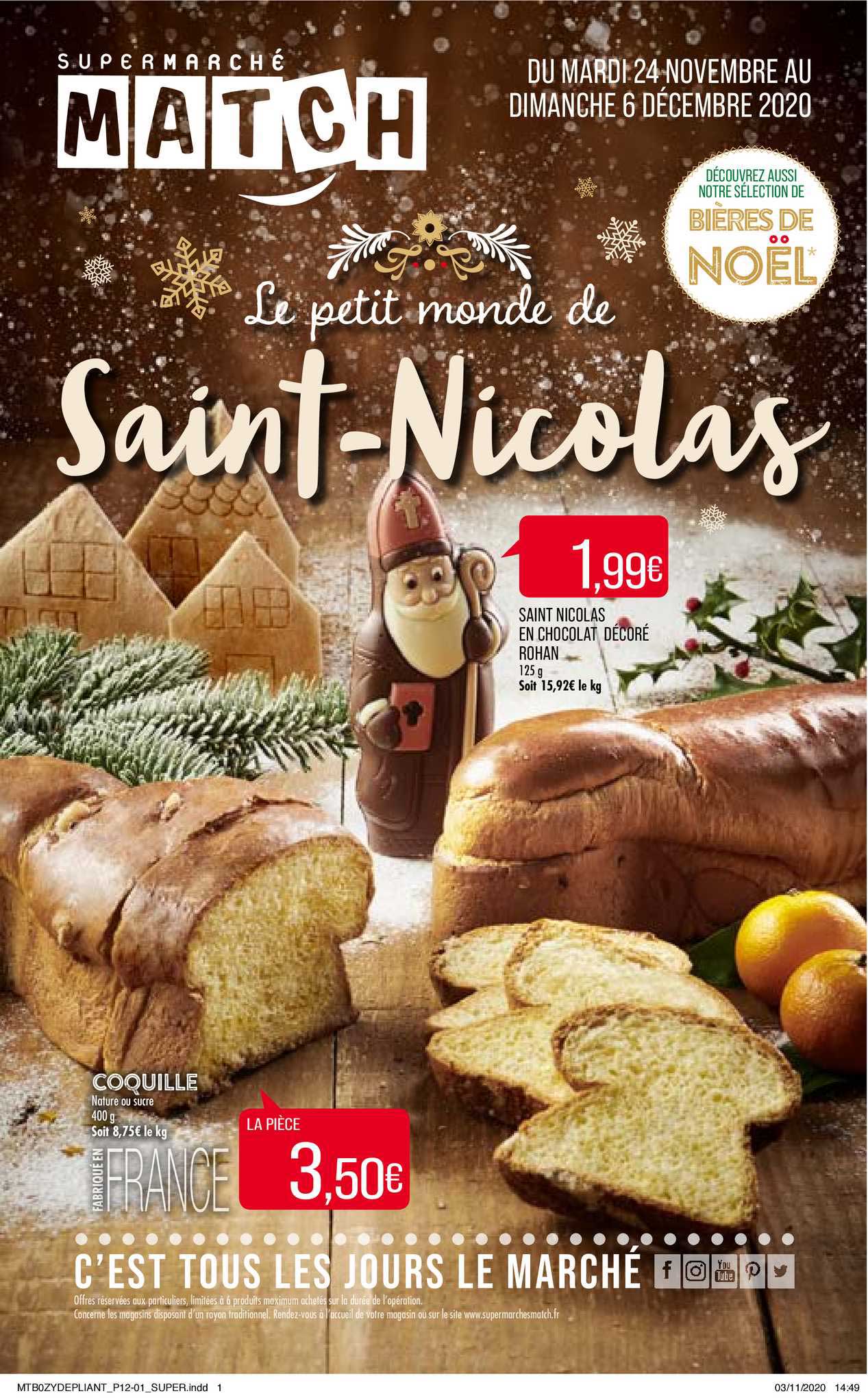 saint nicolas en chocolat décoré rohan