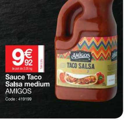 sauce taco salsa medium amigos