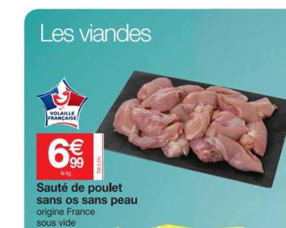 Sauté De Poulet Sans Os Sans Peau