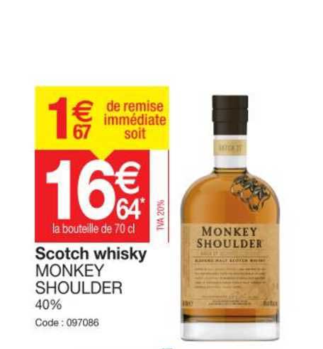 scotch whisky monkey shoulder