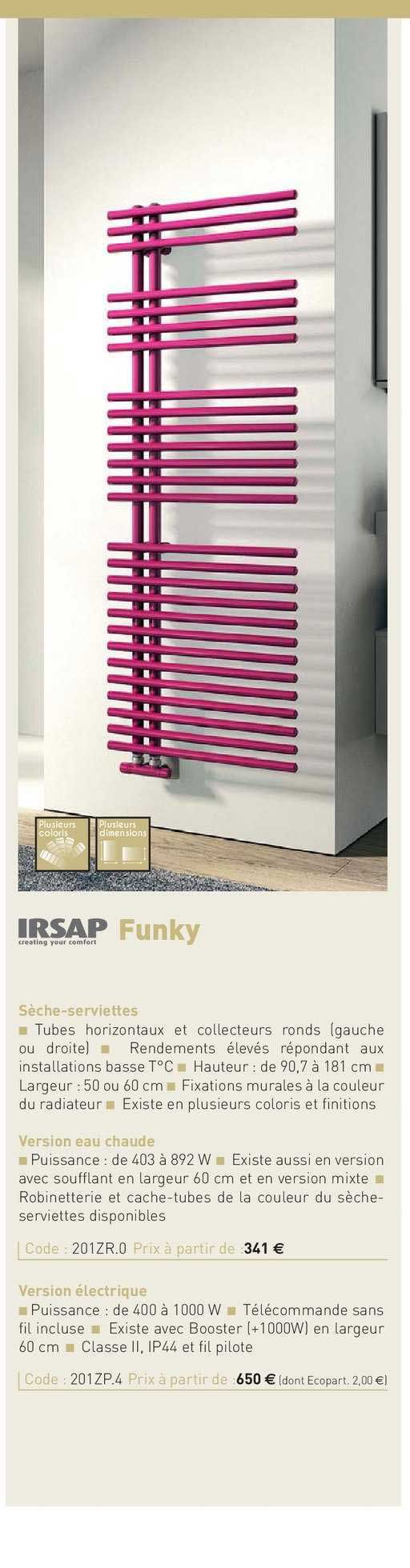 sèche-serviette funky