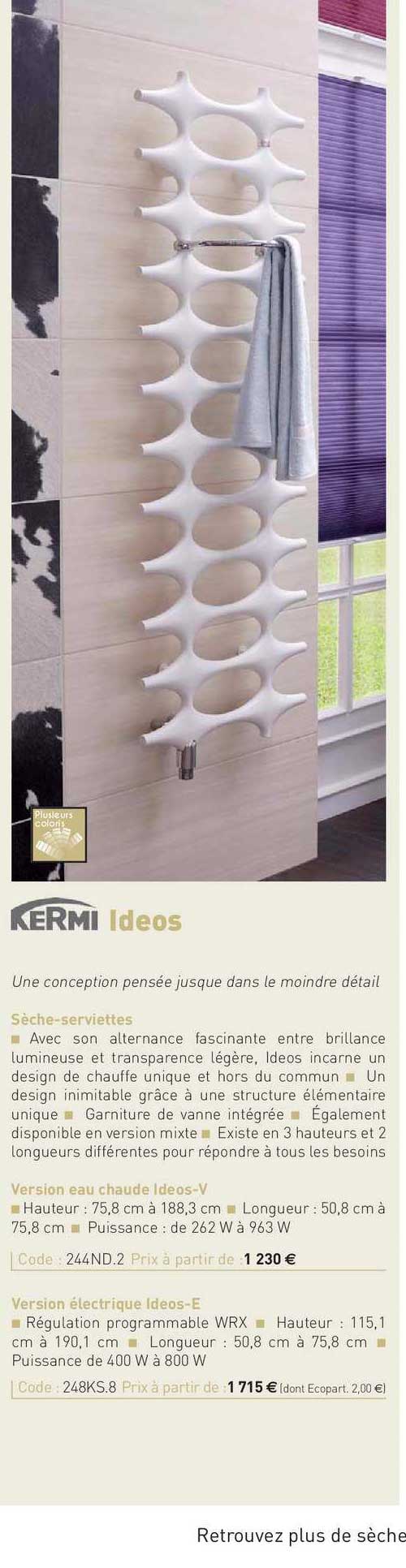 sèche-serviette ideos