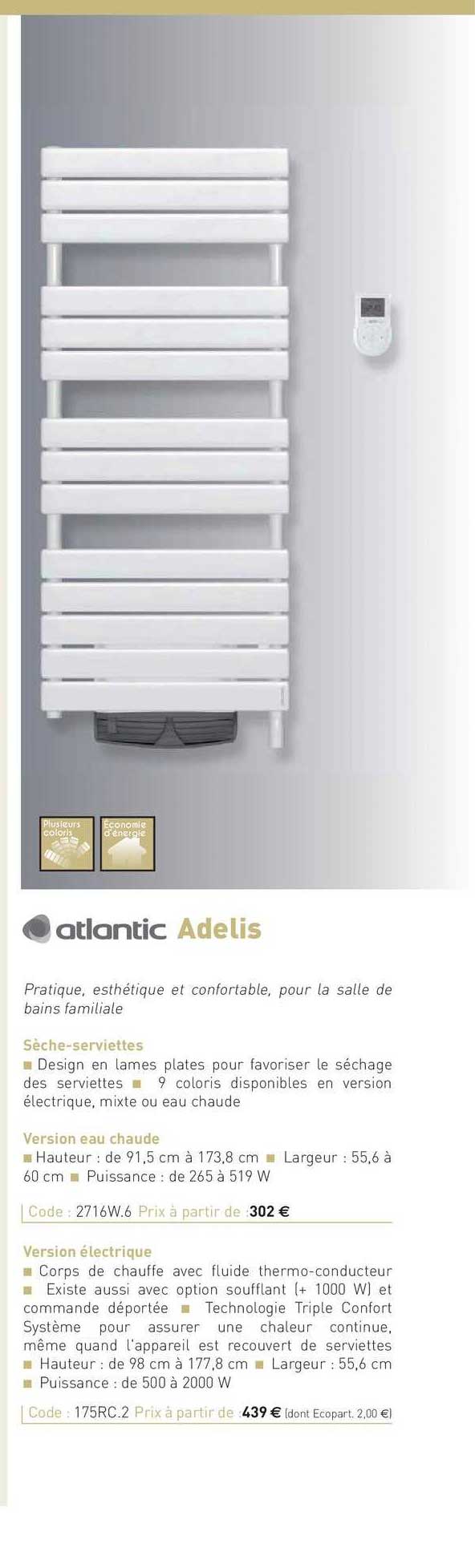 sèche-serviettes adelis