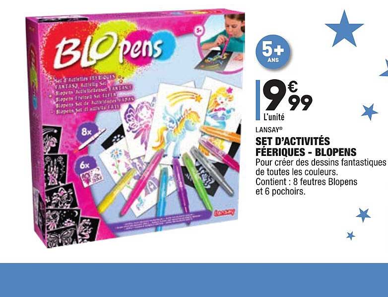 Set D'activités Féeriques Blopens Lansay