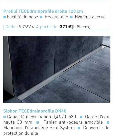 siphon tece drainprofile dn40