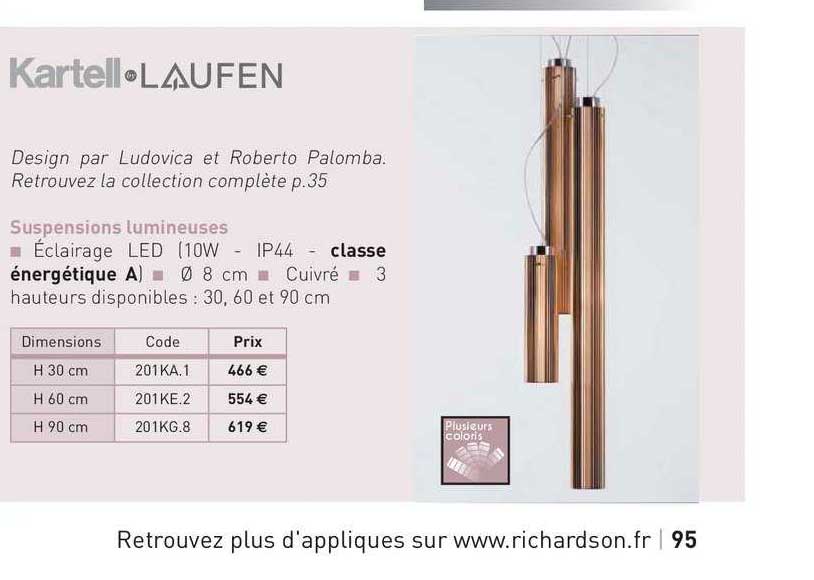 Suspensions Lumineuses Kartell Laufen