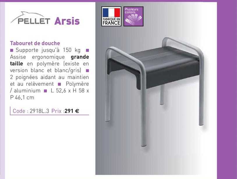 tabouret de douche arsis