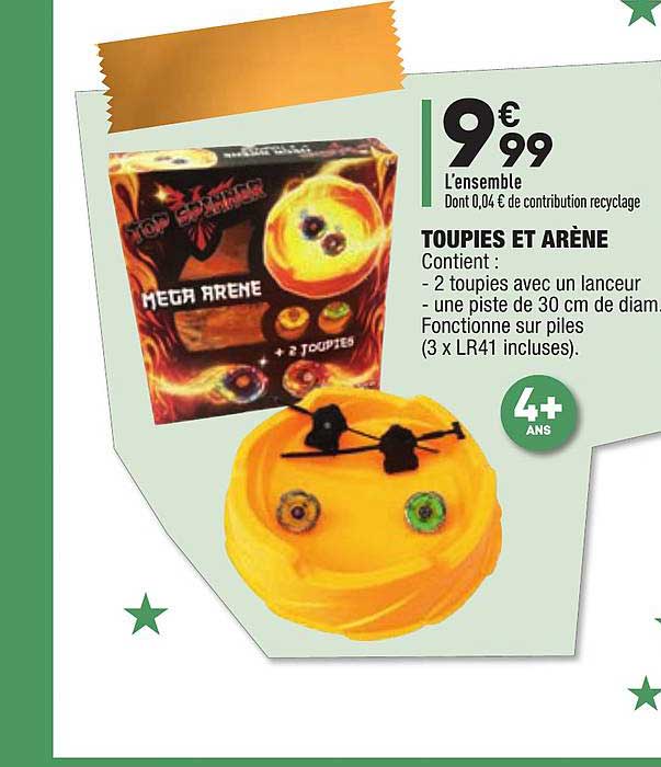 toupies et arène