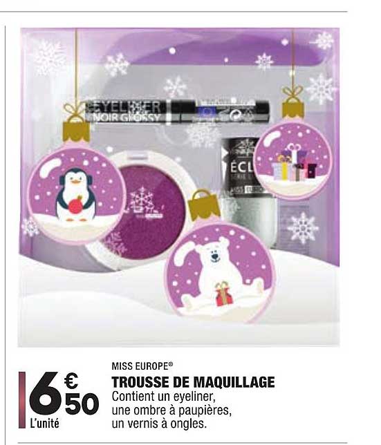 trousse de maquillage miss europe