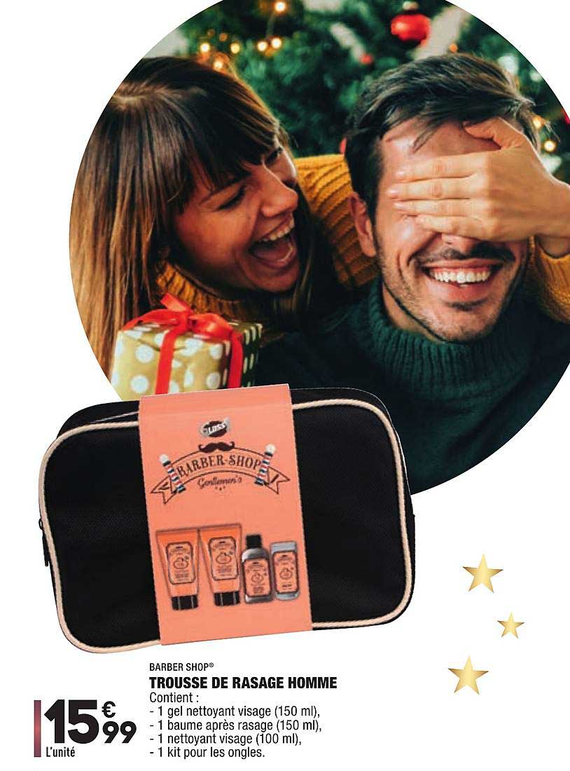 trousse de rasage homme barber shop