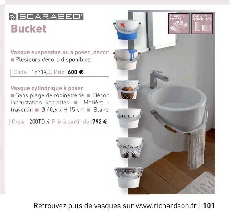 Vasque Suspendue Ou à Poser, Décor