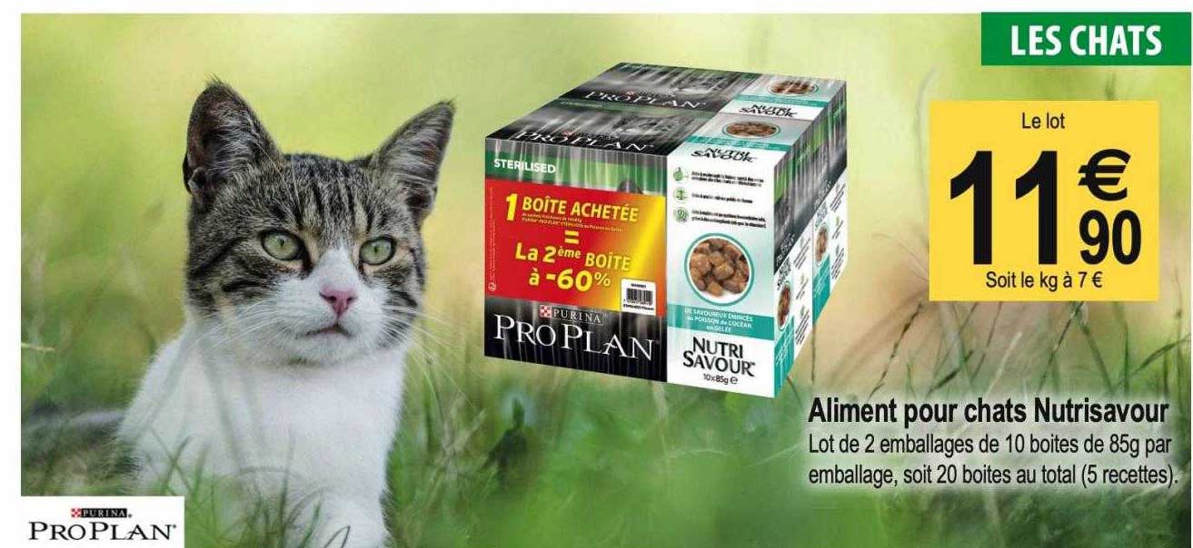 aliment pour chats nutrisavour