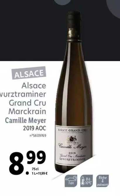 alsace gewurztraminer grand cru marckrain camille meyer 2019 aoc