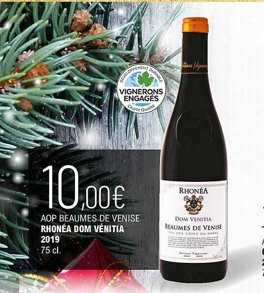aop beaumes de venise rhonéa dom vénitia 2019