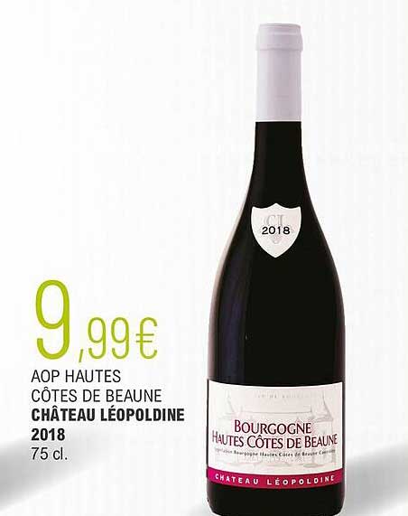 aop hautes côtes de beaune château léopoldine 2018