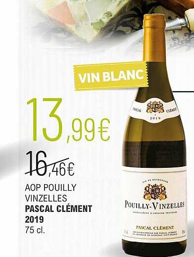 aop pouilly vinzelles pascal clément 2019