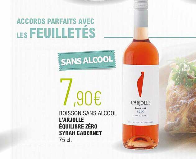 boisson sans alcool l'arjolle équilibre zéro syrah cabernet