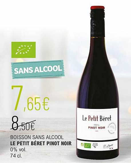 Boisson Sans Alcool Le Petit Béret Pinot Noir