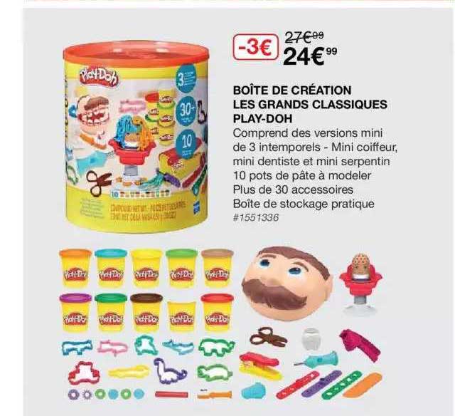 Boîte De Création Les Grands Classiques Play-doh