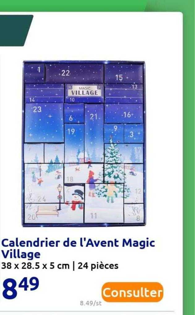 calendrier de l'avent magic village