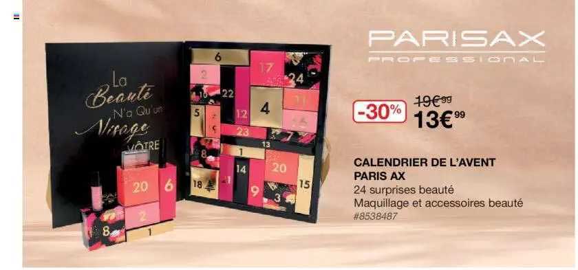 calendrier de l'avent paris ax