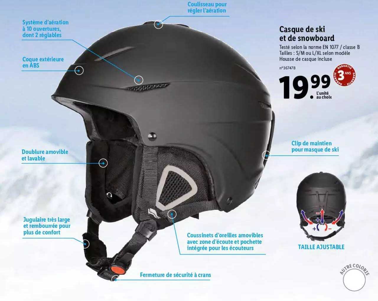 casque de ski et de snowboard