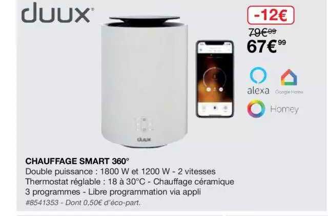 Chauffage Smart 360° Duux