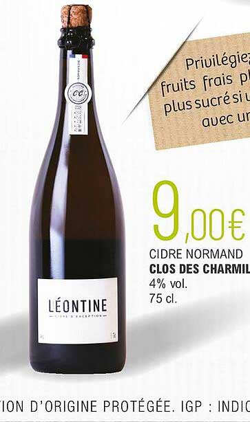 cidre normand clos des charmilles