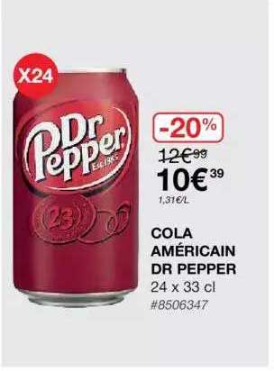 coca américain dr pepper