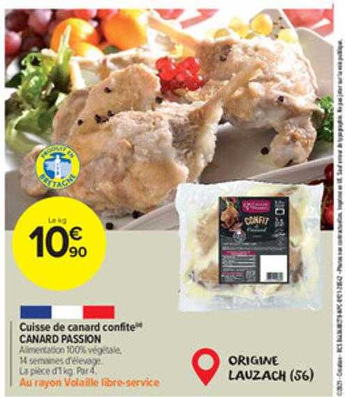 cuisse de canard confite canard passion