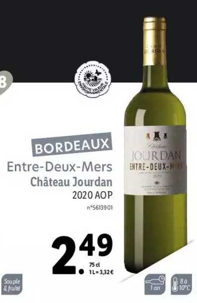 entre-deux-mers château jourdan 2020 aop
