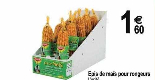epis de maïs pour rongeurs