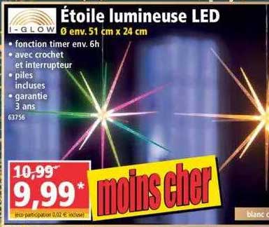 étoile lumineuse led i-glow