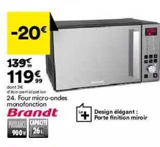 Four Micro-ondes Monofonction Brandt