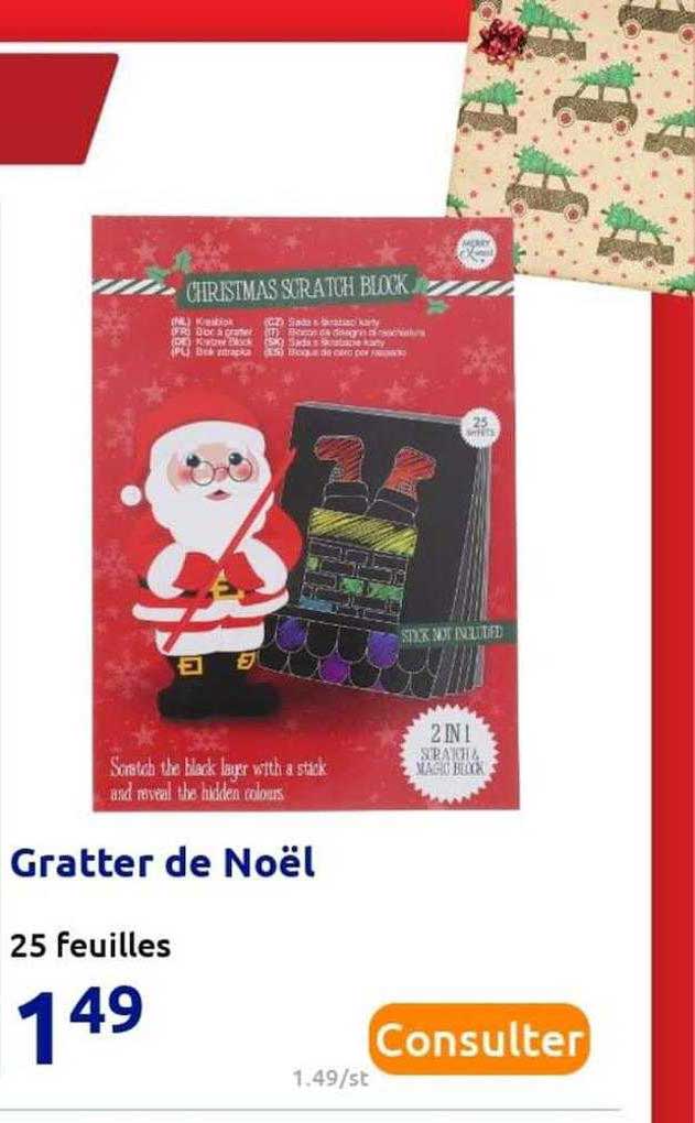 gratter de noël