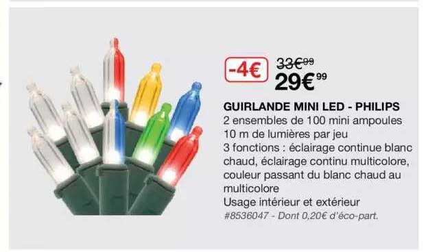 Guirlande Mini Led - Philips