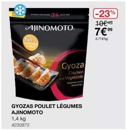 Gyozas Poulet Légumes Ajinomoto