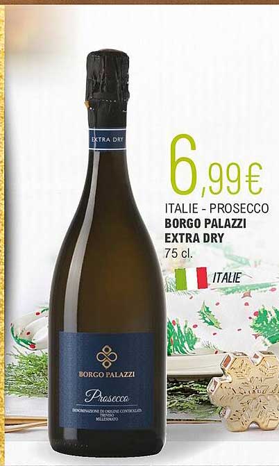 italie - prosecco borgo palazzi extra dry