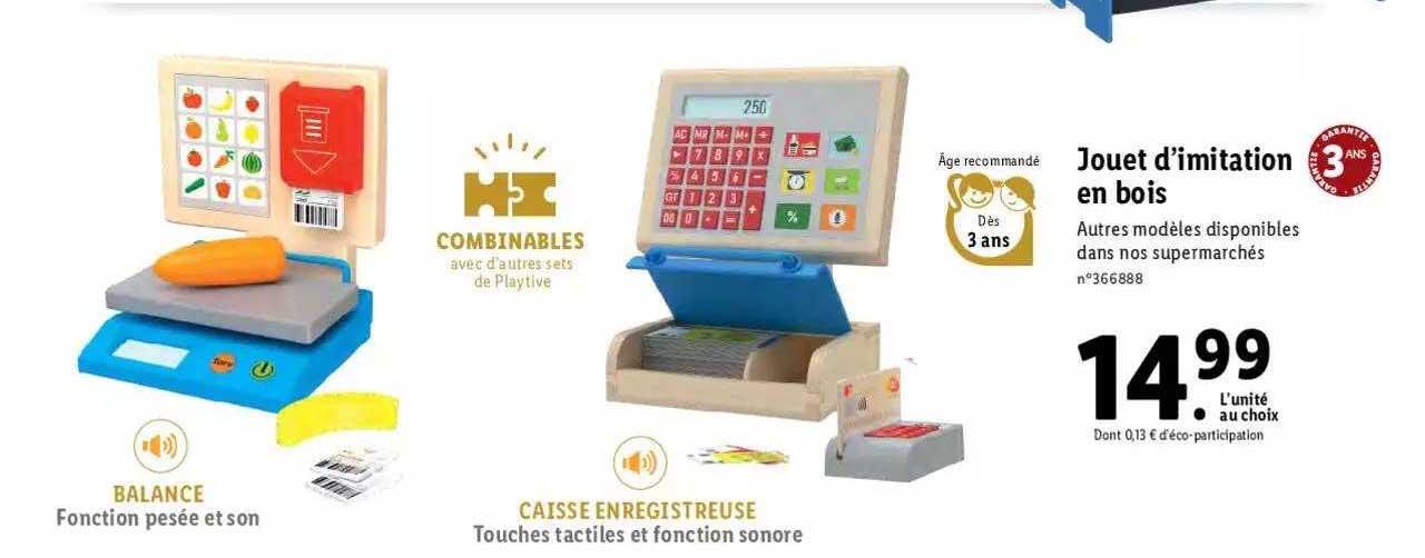 jouet d'imitation en bois