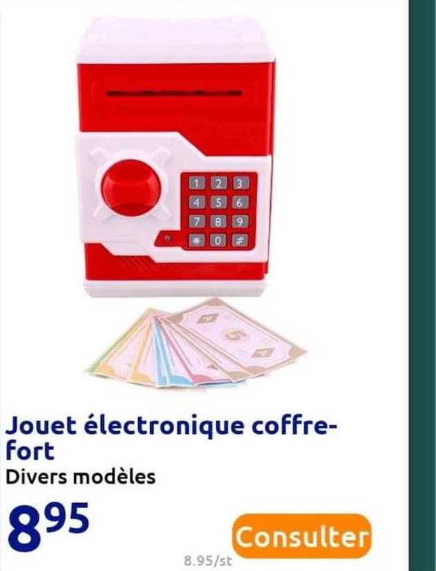 jouet électronique coffre-fort