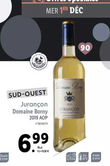 jurançon domaine borny 2019 aop