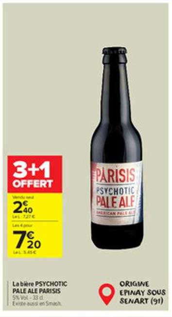 la bière psychotic pale ale parisis