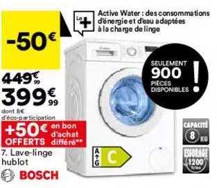 lave-linge hublot bosch