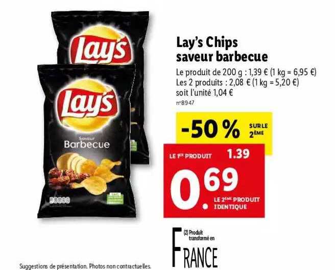 Lay's Chips Saveur Barbecue