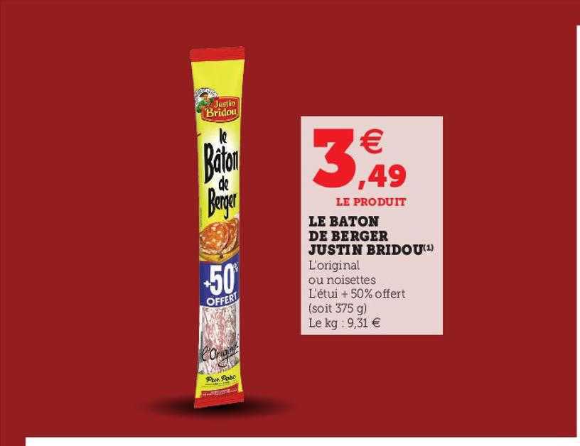 le bâton de berger justin bridou