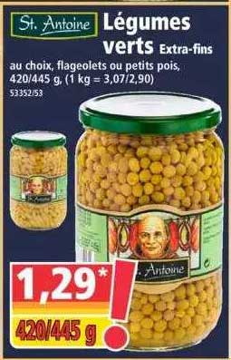 légumes verts extra-fins st. antoine