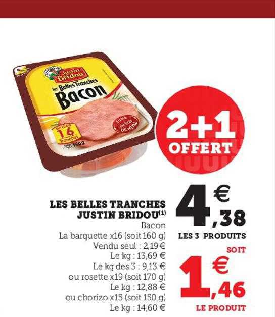 les belles tranches justin bridou