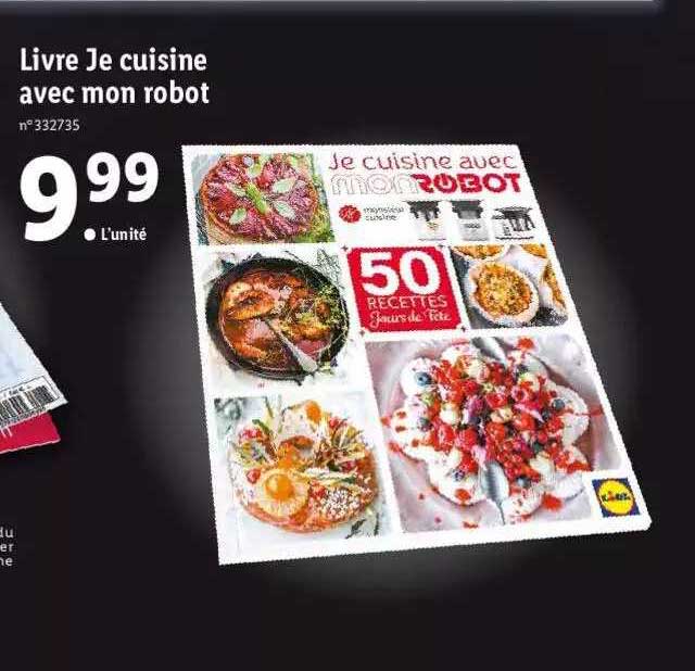 livre je cuisine avec mon robot