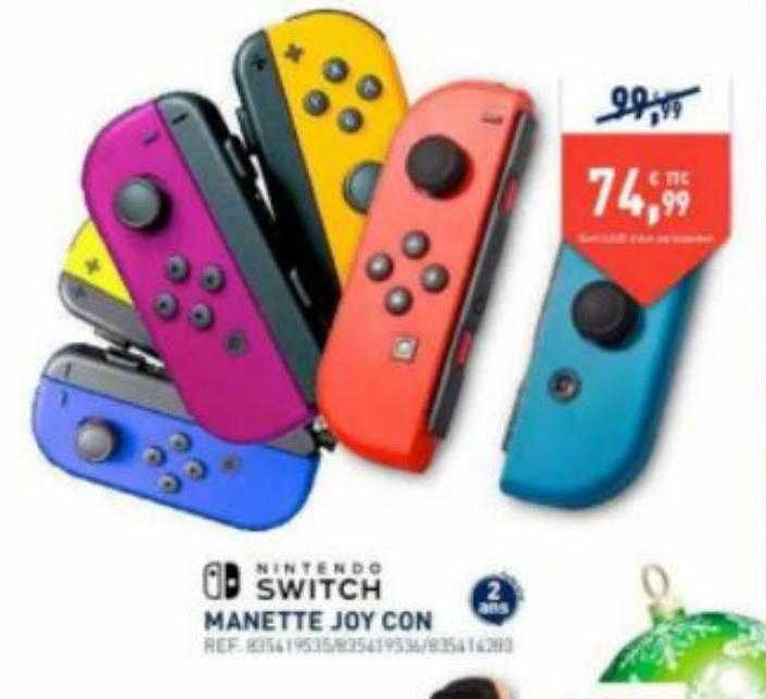 manette joy con nintendo switch