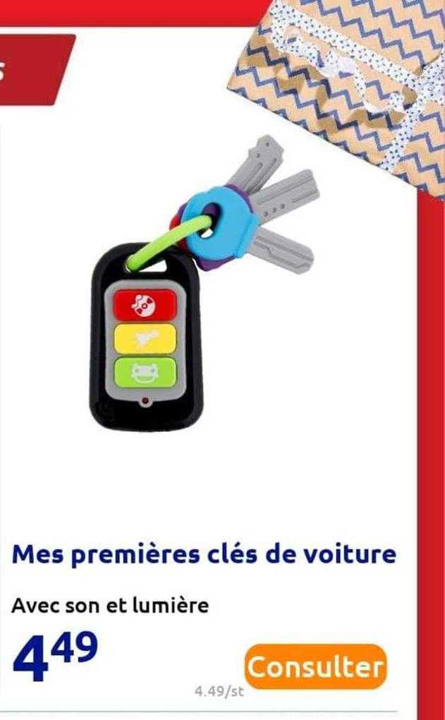 mes premières clés de voiture